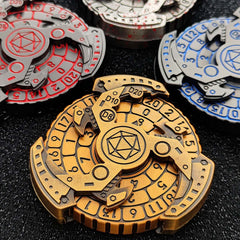 Relic Spinners-Sunken Gold Throne DnD Dice