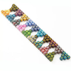 Dados de doble tono Dynasty de 16 mm con borde redondo
