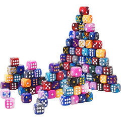 Dados de doble tono Dynasty de 16 mm con borde redondo