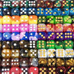 DualTone Dice Dynasty-16mm Borda Redonda