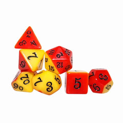 Dual-Tone Layered Dice Set 70Pcs