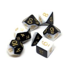 Dual-Tone Layered Dice Set 70Pcs