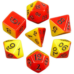 Dual-Tone Layered Dice Set 70Pcs