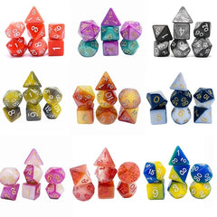Dual-Tone Layered Dice Set 70Pcs