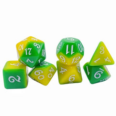 Dual-Tone Layered Dice Set 70Pcs