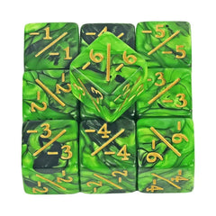 Math Counters Tokens Dice Set