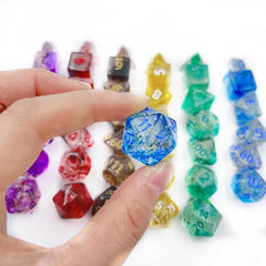 Tesoro de dados DND Confetti Skyburst de 42 piezas