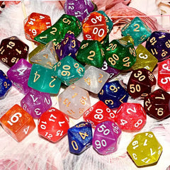 Chromatic Vortex Dice Gallery 105Pcs