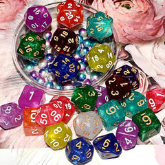 Chromatic Vortex Dice Gallery 105Pcs