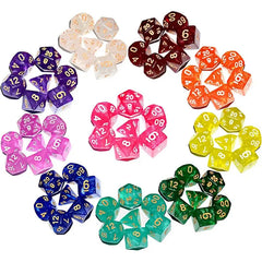 Chromatic Vortex Dice Gallery 105Pcs