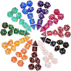 Chromatic Vortex Dice Gallery 105Pcs