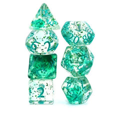 Conjunto de dados verdes Confetti Skyburst