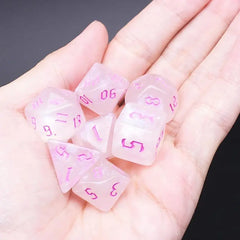 Conjunto de dados Stardust Glyph Glitter Pink