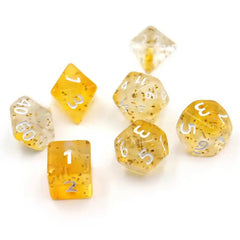 Conjunto de dados amarelos Confetti Skyburst