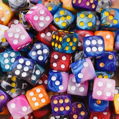 DualTone Dice Dynasty-16mm Borda Redonda