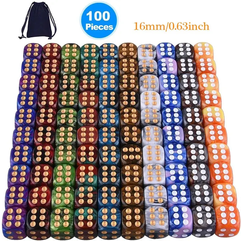 DualTone Dice Dynasty-16mm Borda Redonda