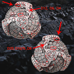 Relic Spinners: Blood Oath Verdict Edition DND Dice