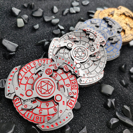 Relic Spinners: Forgeheart Ember Edition - Red DND Dice