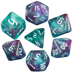 Conjunto de dados Swirl Aqua Purple - Série Aurora Vortex 