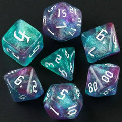 Conjunto de dados Swirl Aqua Purple - Série Aurora Vortex 