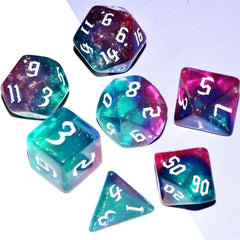 Conjunto de dados Swirl Aqua Purple - Série Aurora Vortex 