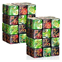 Math Counters Tokens Dice Set