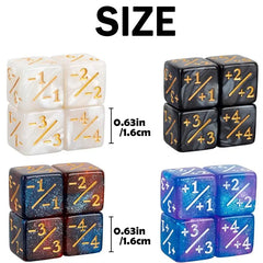 Math Counters Tokens Dice Set