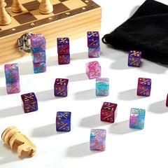 Math Counters Tokens Dice Set