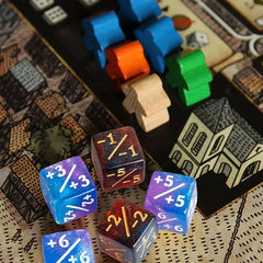 Math Counters Tokens Dice Set