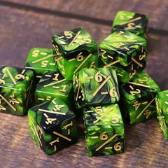 Math Counters Tokens Dice Set