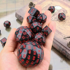 D100 Obsidian Codex Orb Dice Set