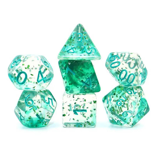 Conjunto de dados verdes Confetti Skyburst 
