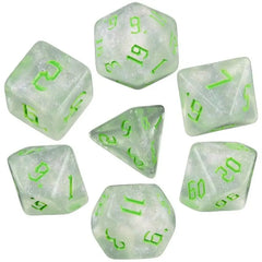 Conjunto de dados Stardust Glyph Glitter Green 