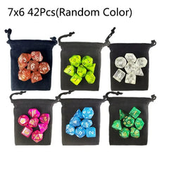 Multicolour DND Dice Set Random Color Polyhedral RPG Role Playing Dragons Board Game Dice