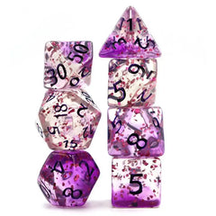 Conjunto de dados roxos Confetti Skyburst 