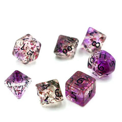 Conjunto de dados roxos Confetti Skyburst 