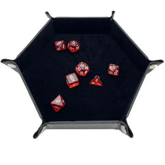 Blood Ruby Red Dice Set - Crystal Veil Series