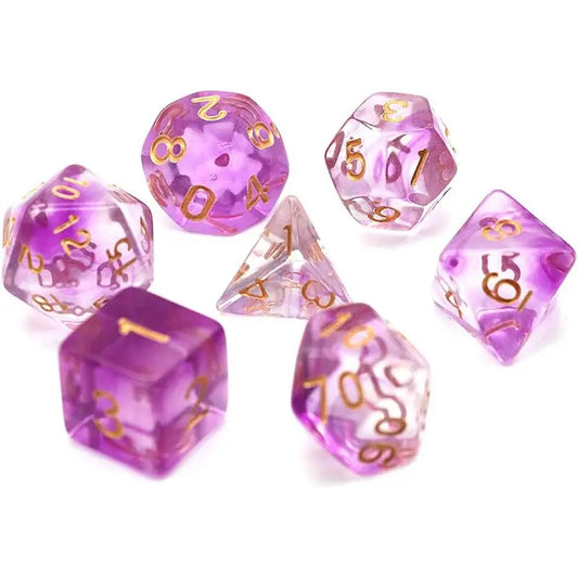 Conjunto de dados de ametista com efeito de fumaça 