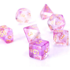 Conjunto de dados de ametista com efeito de fumaça 