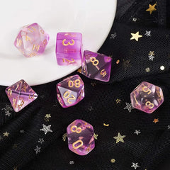 Conjunto de dados de ametista com efeito de fumaça 