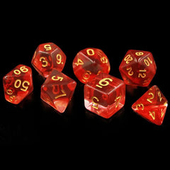 Dual-Tone Volcanic Dice Set