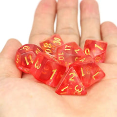 Dual-Tone Volcanic Dice Set