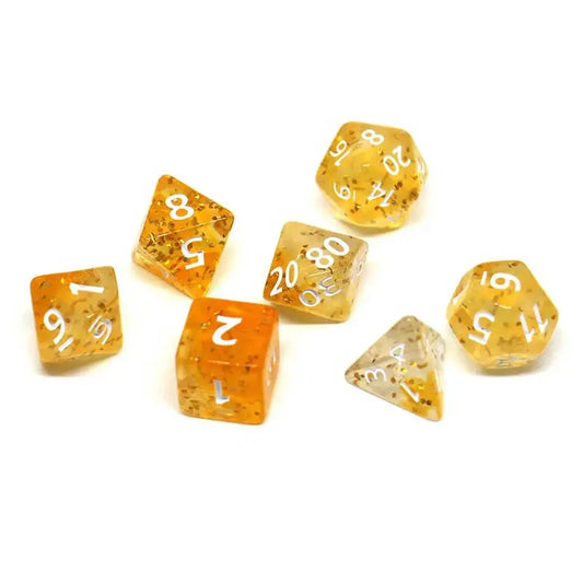 Conjunto de dados amarelos Confetti Skyburst 