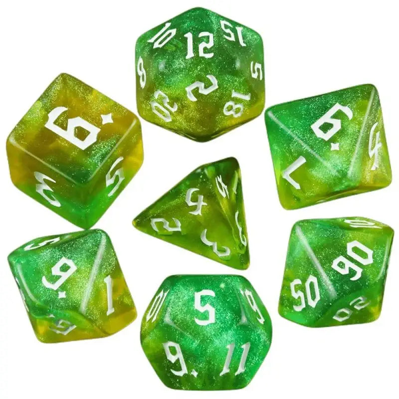 Conjunto de dados Emerald Sparkle - Série Aurora Vortex