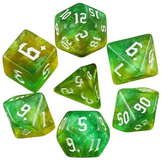 Conjunto de dados Emerald Sparkle - Série Aurora Vortex