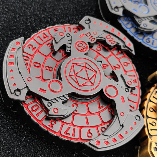 Relic Spinners: Forgeheart Ember Edition - Red DND Dice