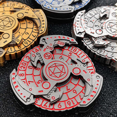 Relic Spinners: Forgeheart Ember Edition - Red DND Dice